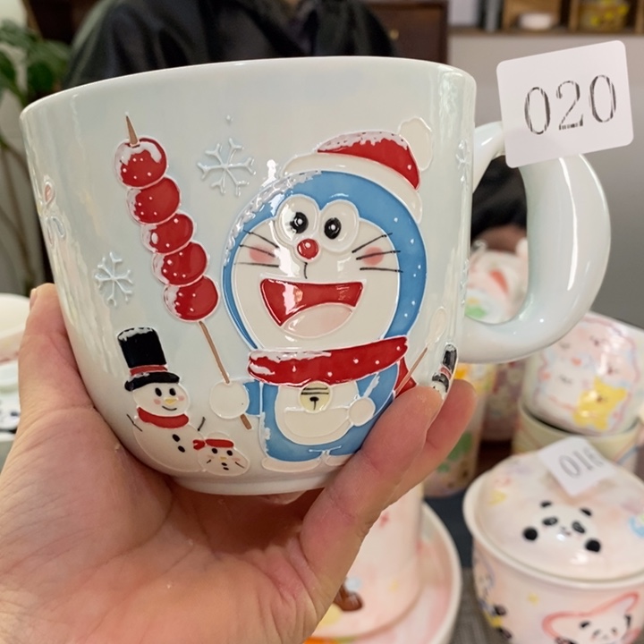 杯景德镇釉下彩手绘