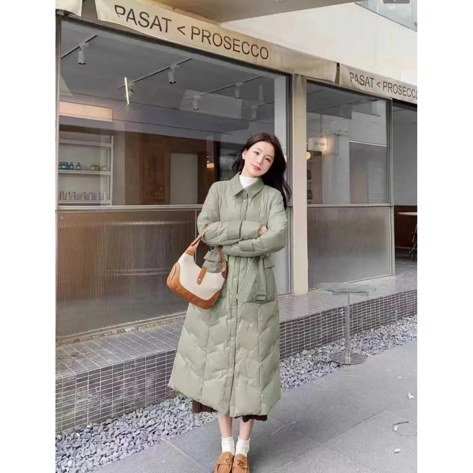 A08#2024新款羽绒服高品质时尚女装韩版百搭显瘦冬季气质休闲外套