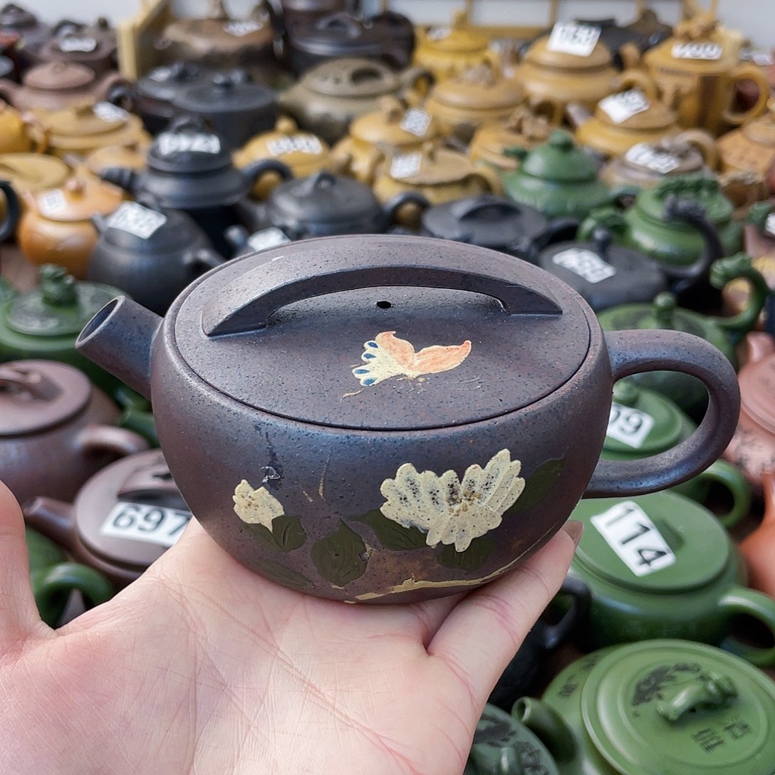茶壶紫砂紫砂微瑕