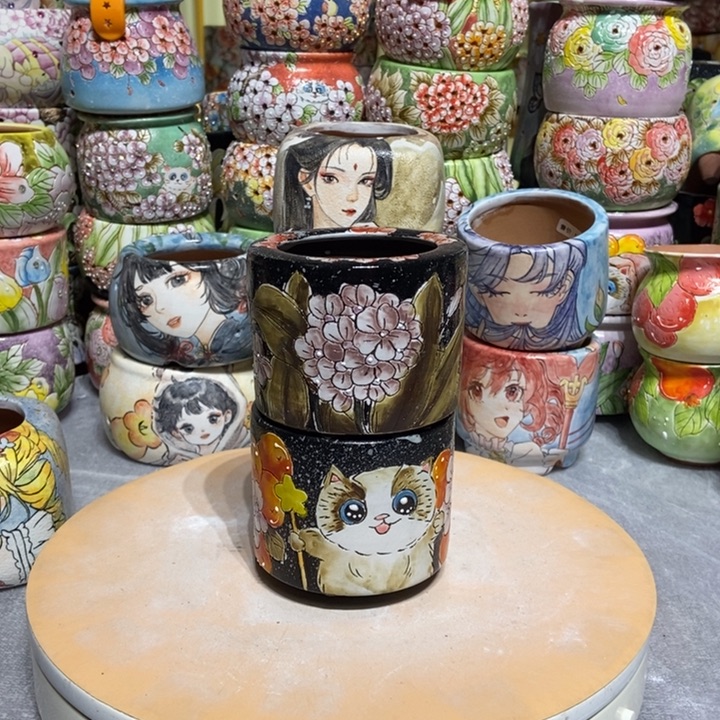 景德镇艺术手绘作品