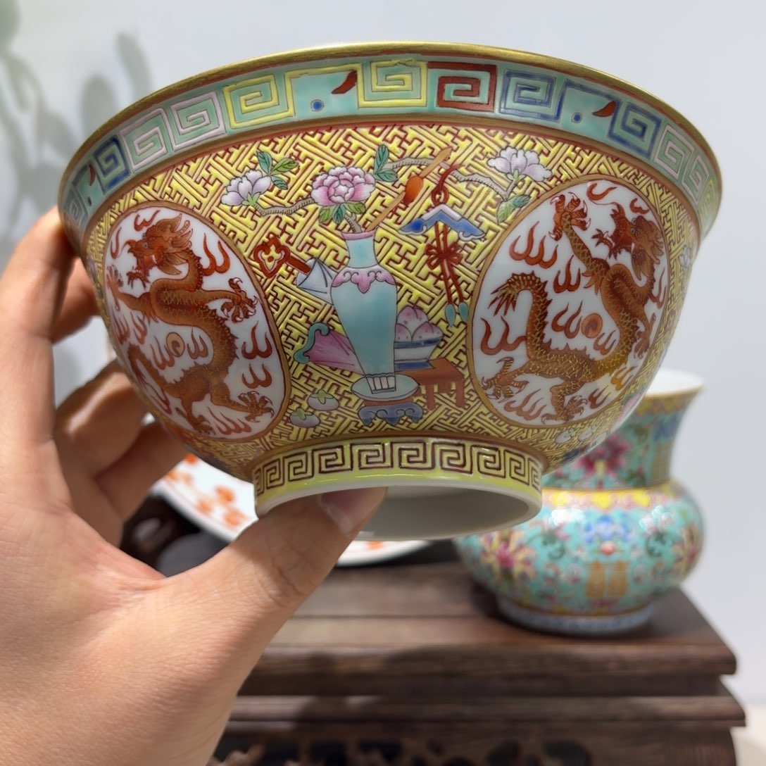 用***3瓷摆件瓷器工艺品摆件粉彩