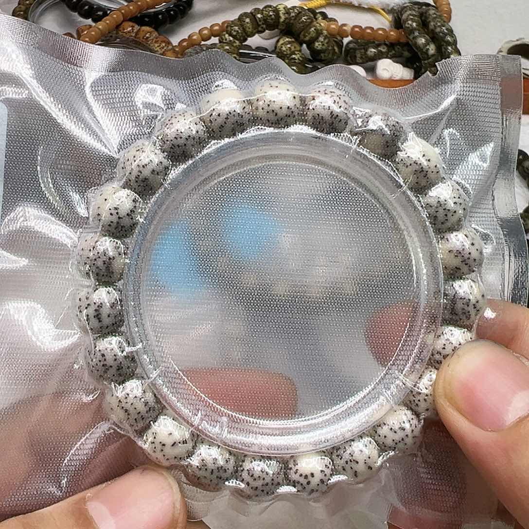 星月菩提手串70高端卡姿兰大眼睛石玉星月菩提单圈10