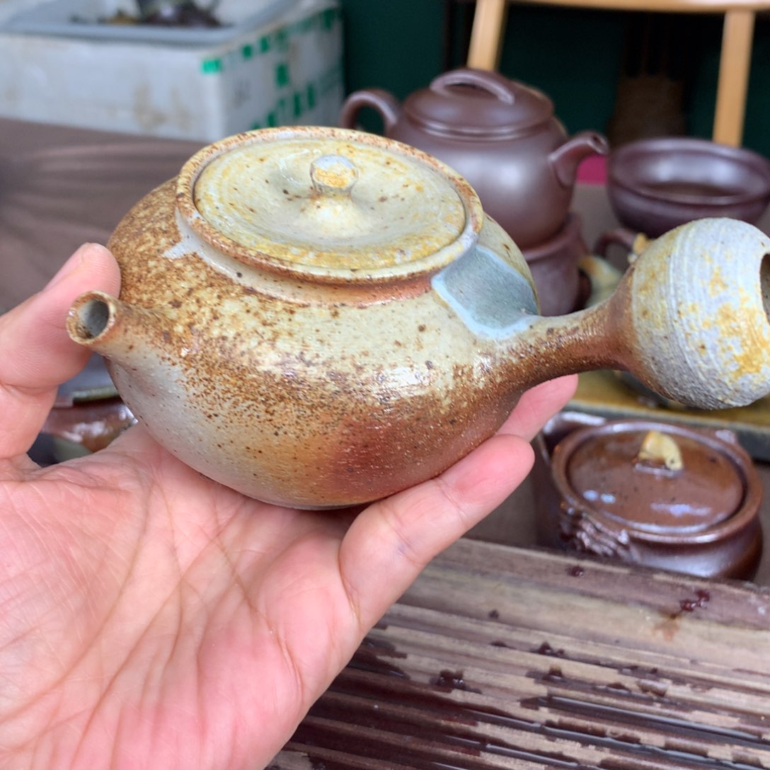紫砂茶壶柯***纯自然柴烧