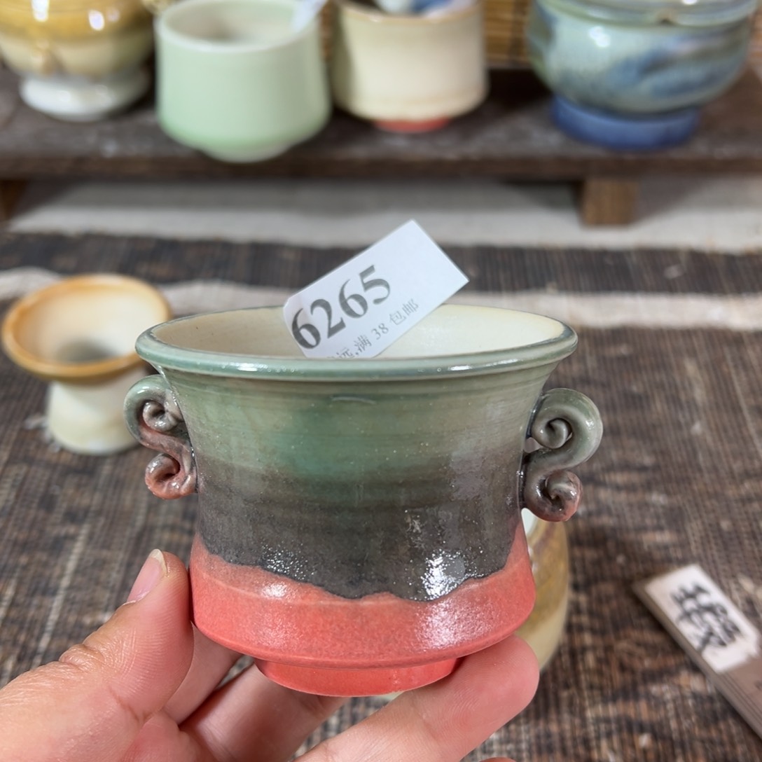 陶瓷景德镇手工花盆