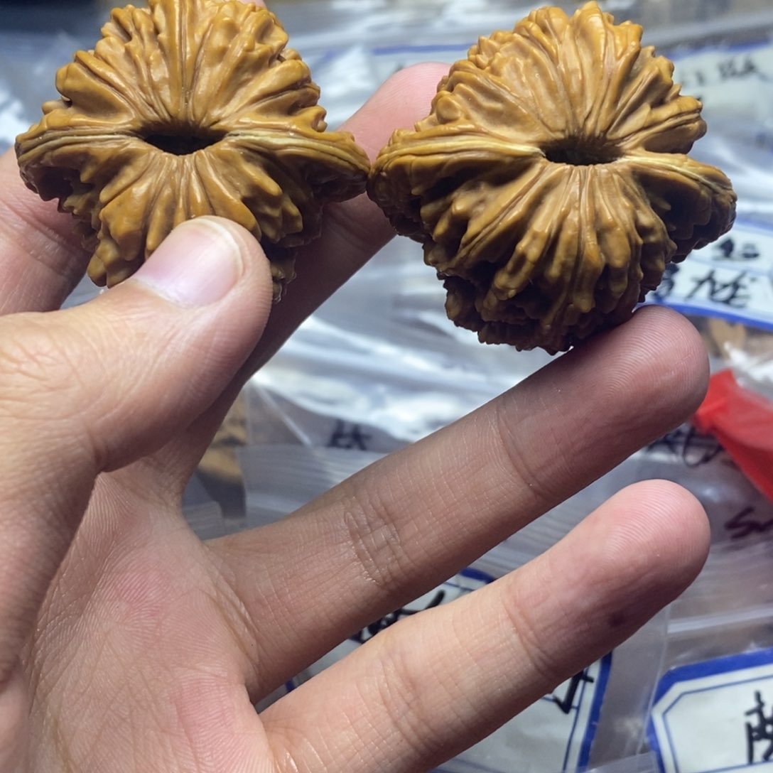 吊坠文玩核桃一**秋四座楼