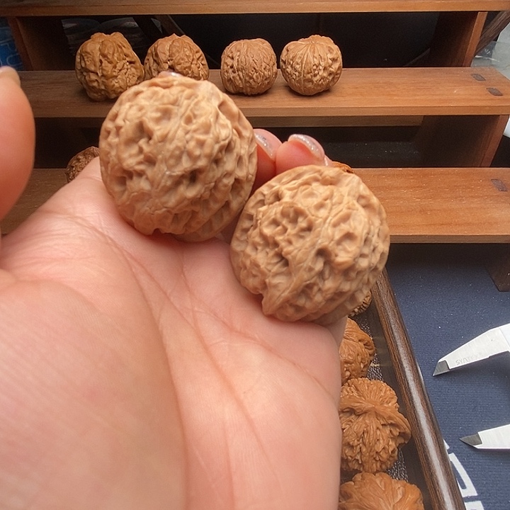 文玩核桃把件苹果园全品