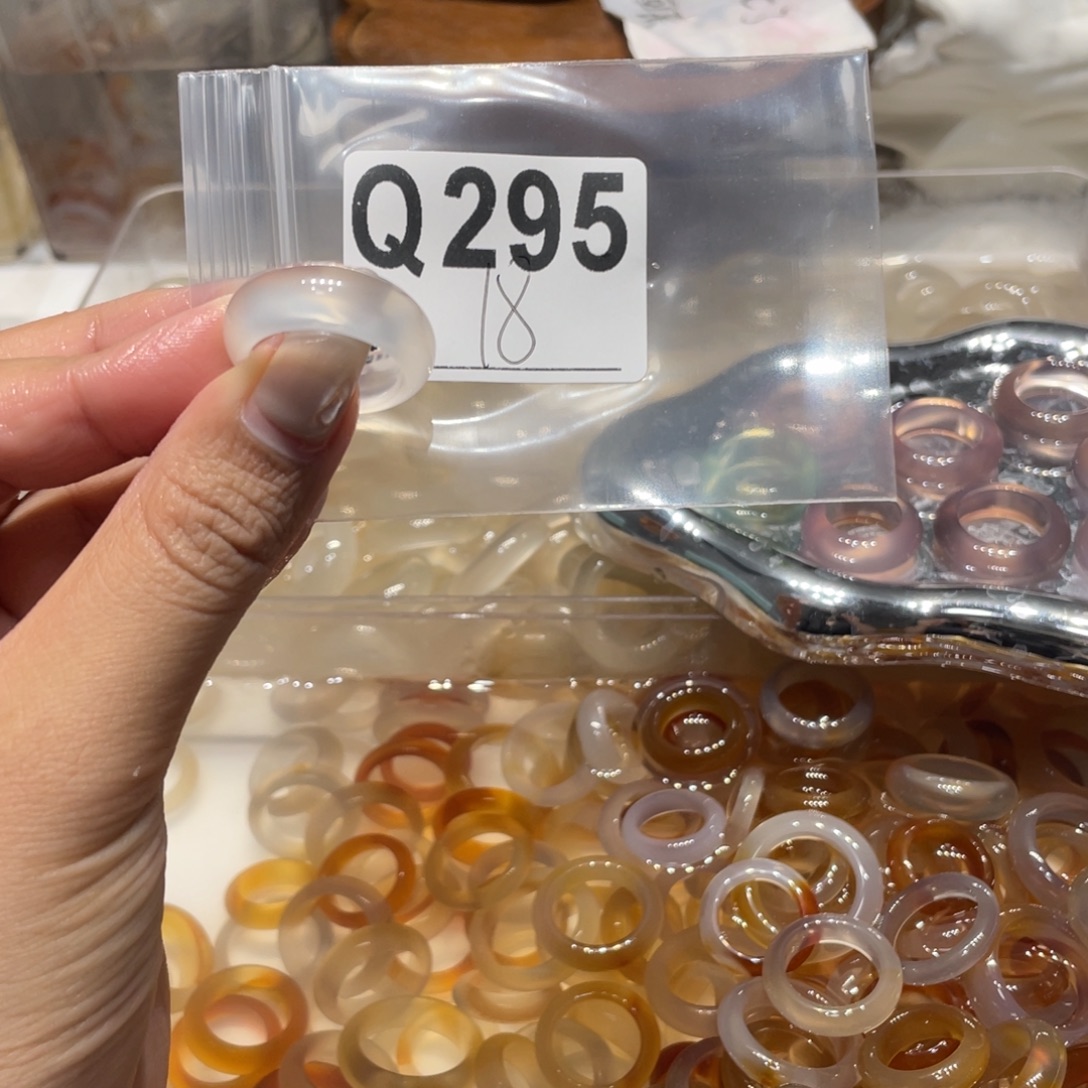 玛瑙/玉髓未镶嵌戒指295