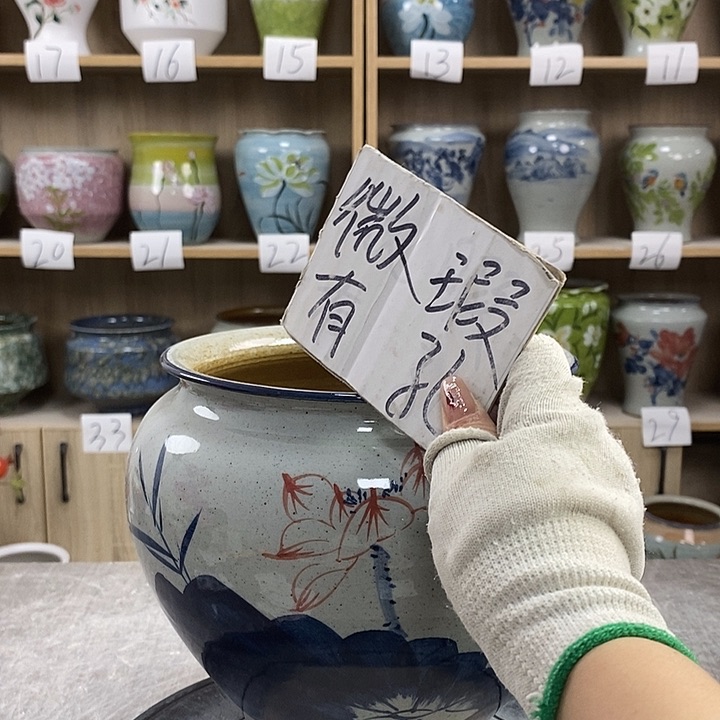 缸13xc景德镇陶瓷花盆