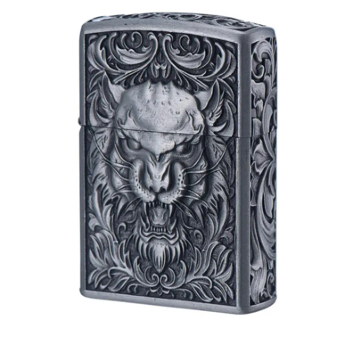 佐罗本色古银唐草虎打火机（需自行配油）ZK22-2