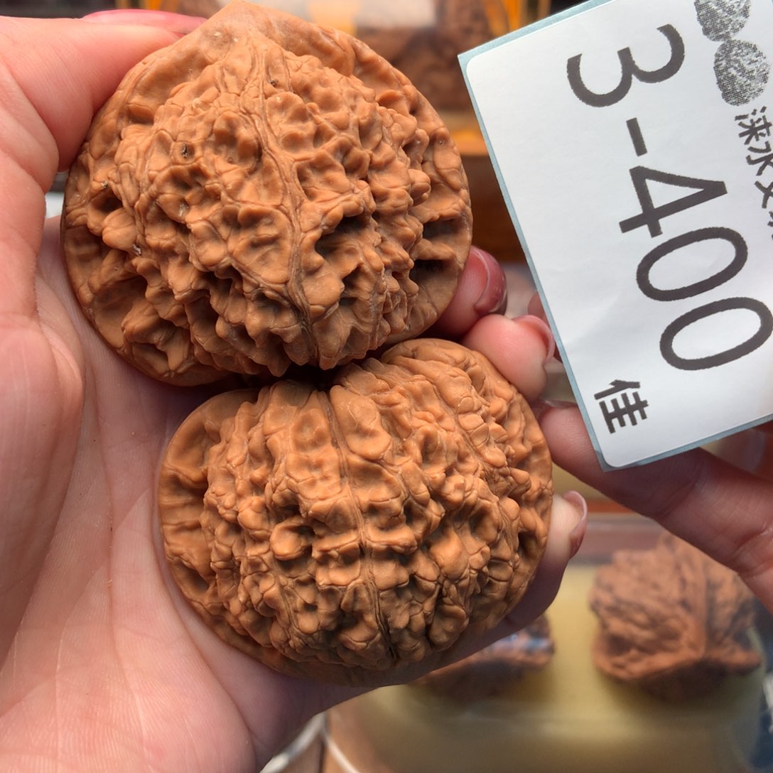 文玩核桃把件54官帽