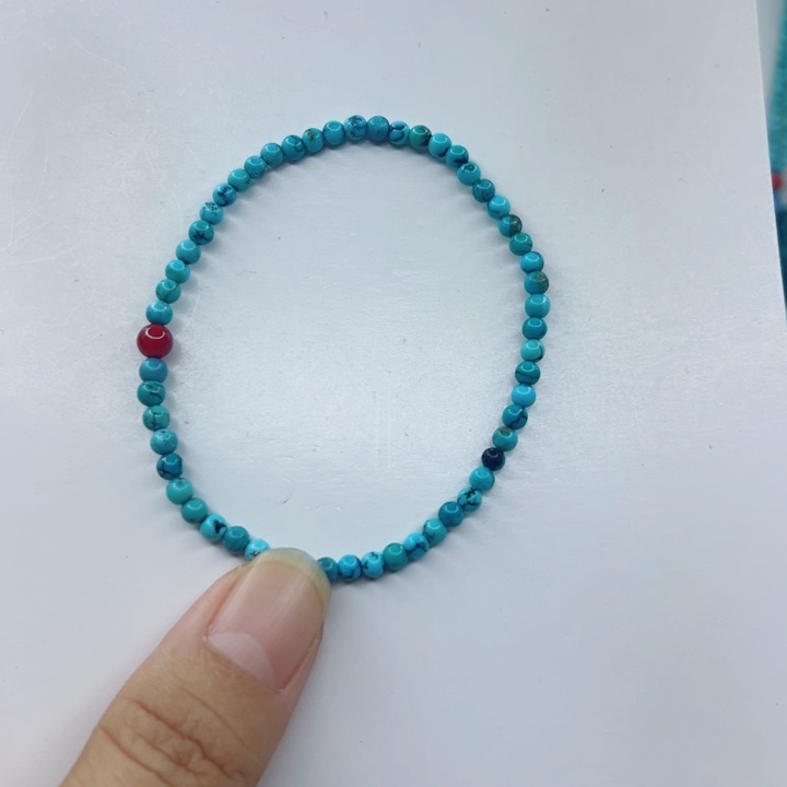 南红玛瑙合金手链