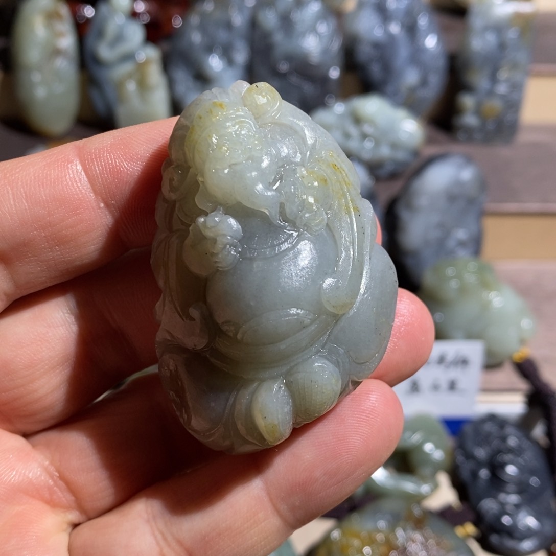 和田玉把件未镶嵌群**主定制