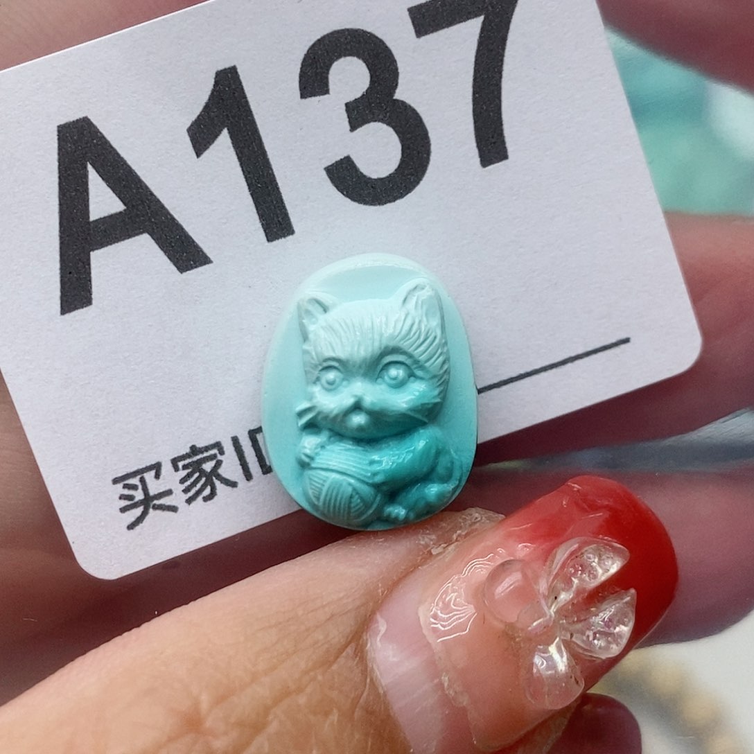 绿松石珠宝奇石未镶嵌