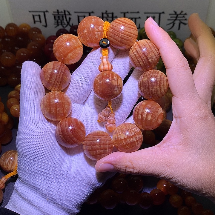 松木（琥珀木）手串/手链2.5 高货原生态