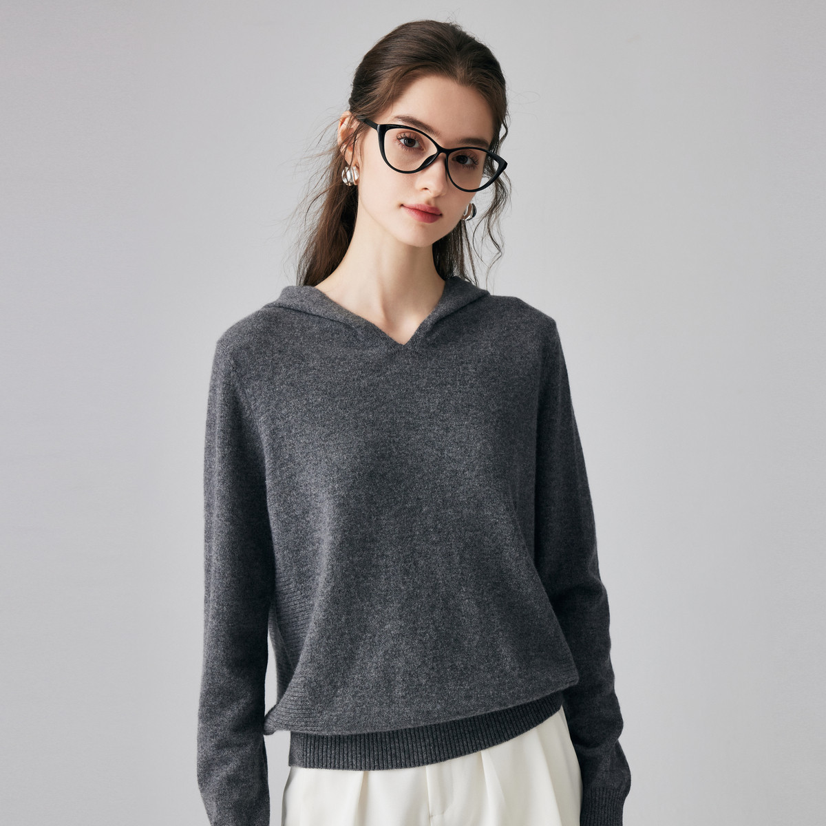 PALUOPO/帕罗山羊绒秋冬休闲毛衣百搭羊绒衫女ET2F8311R