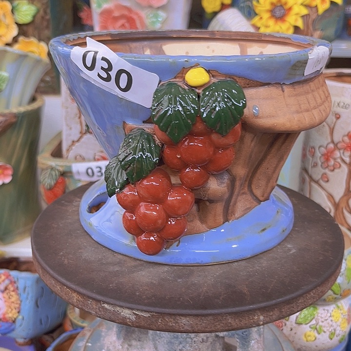 紫砂花盆粗陶材质多肉花盆