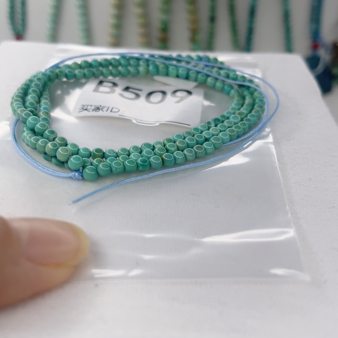 绿松石未镶嵌颈饰3.6