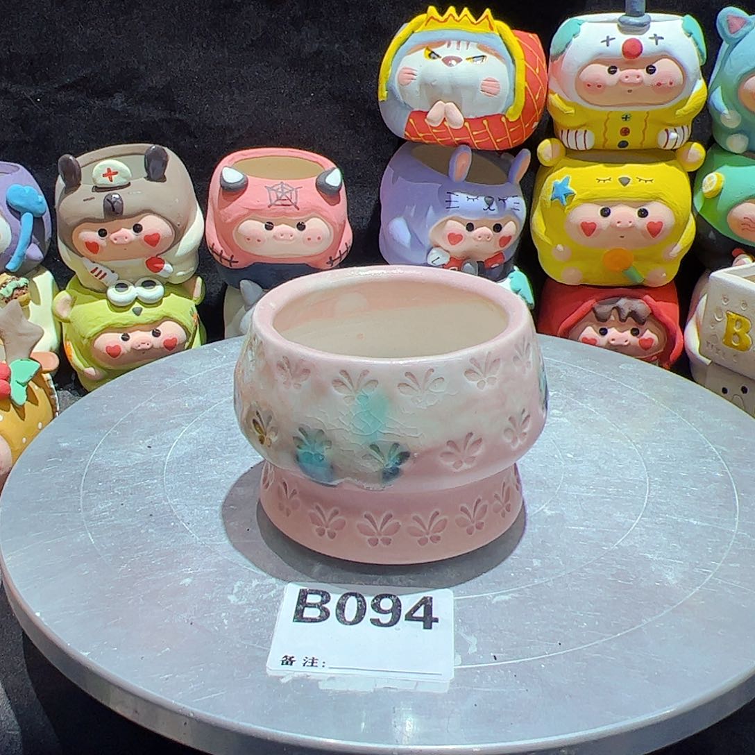 陶瓷手工多肉花盆瑕疵