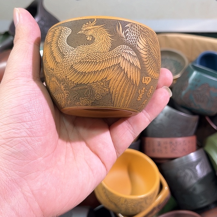 茶杯紫砂全手工紫砂主人杯