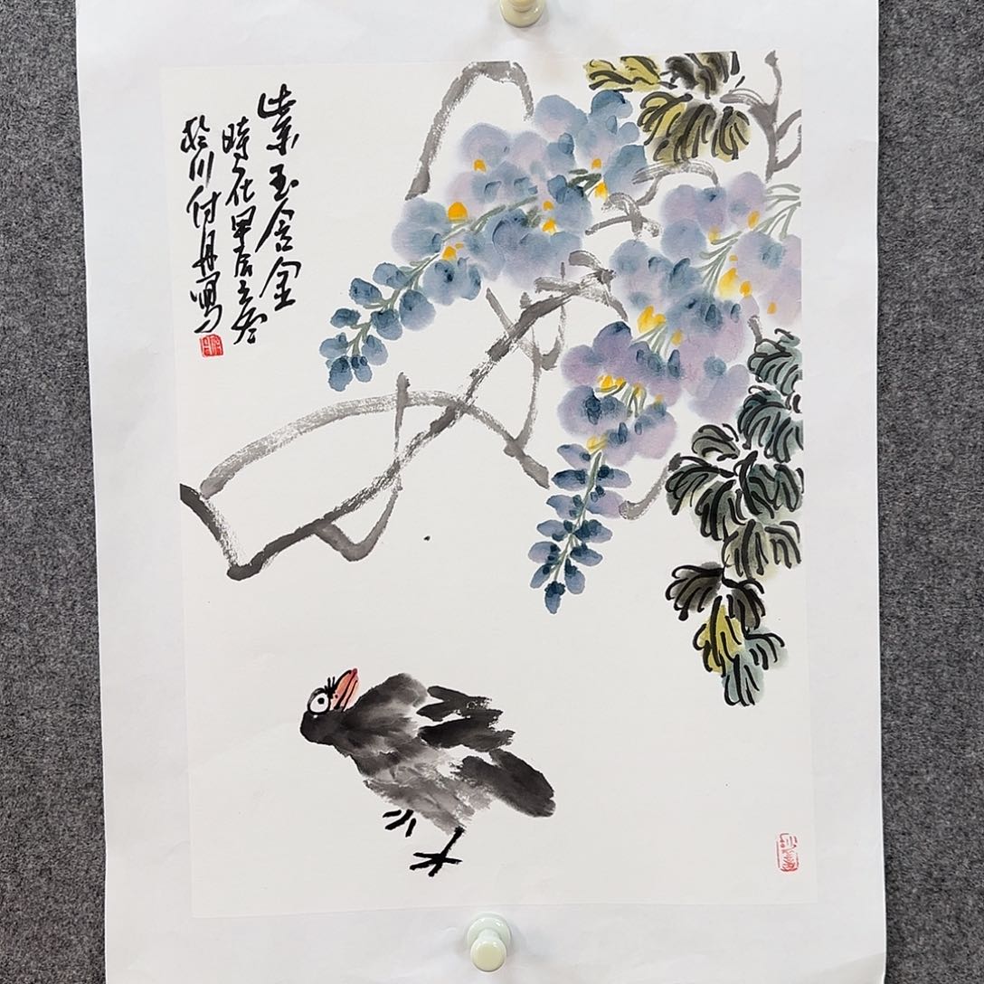 国画杜丹老师手绘作品