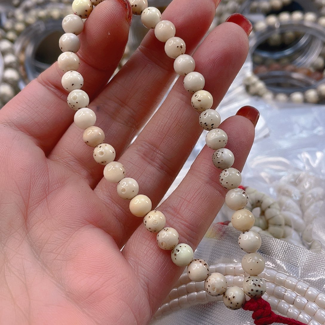 星月菩提手串糯冰料星月圆珠手持6mm一物一图