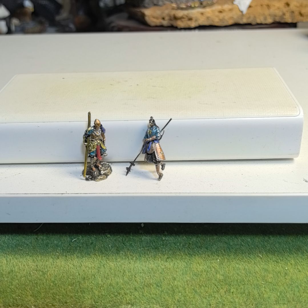 王***蕃铜盆景假山造景摆件