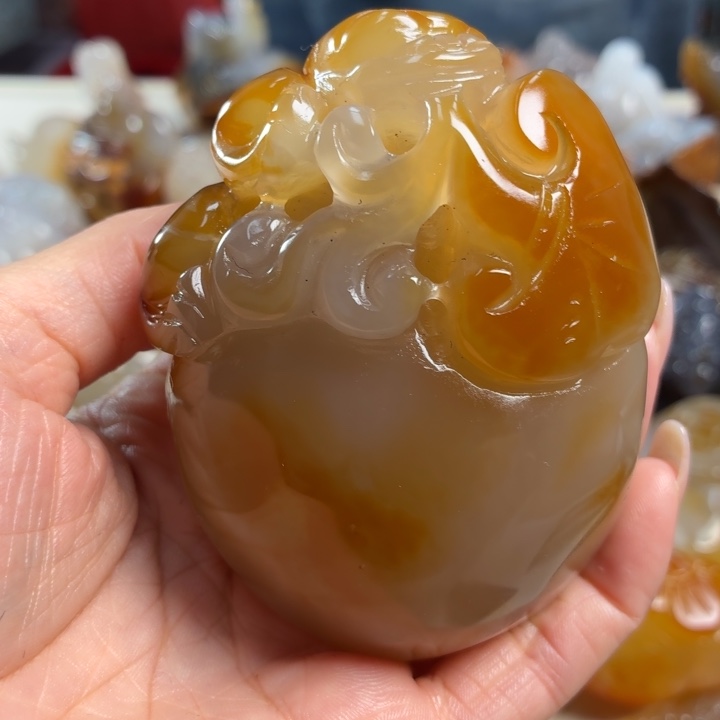 玛瑙/玉髓未镶嵌吊坠(不含链)