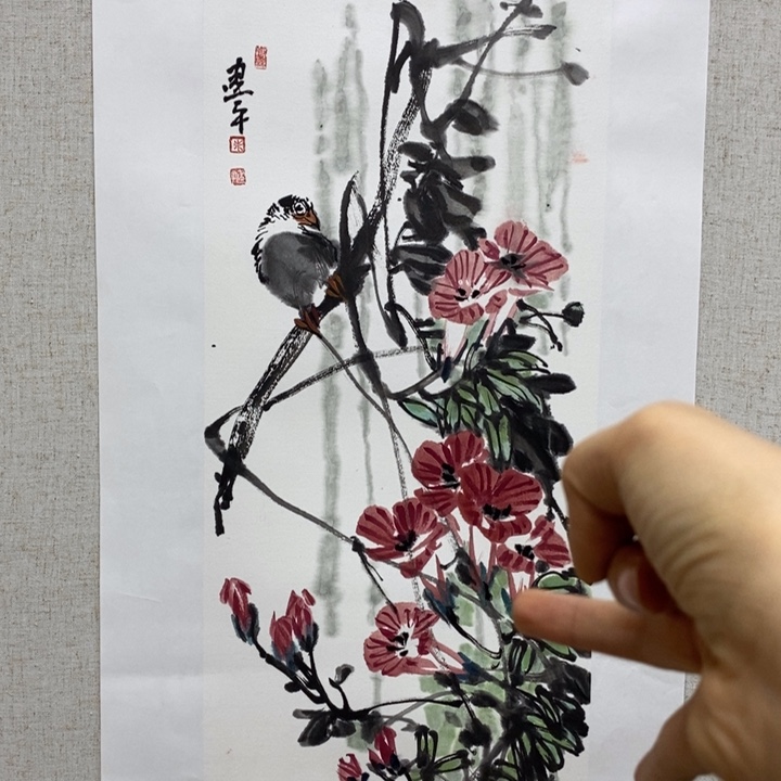 国画亲笔手绘原创