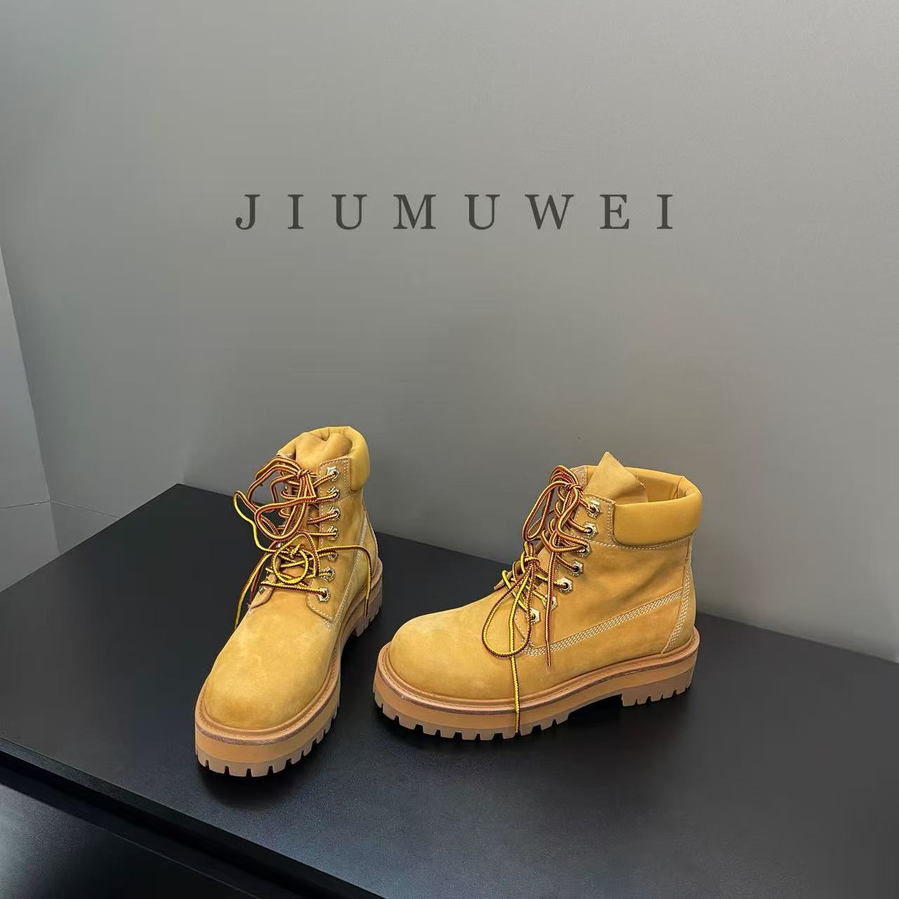 JIUMUWEI 【大黄蜂】早秋时尚马丁靴  2176  818-8