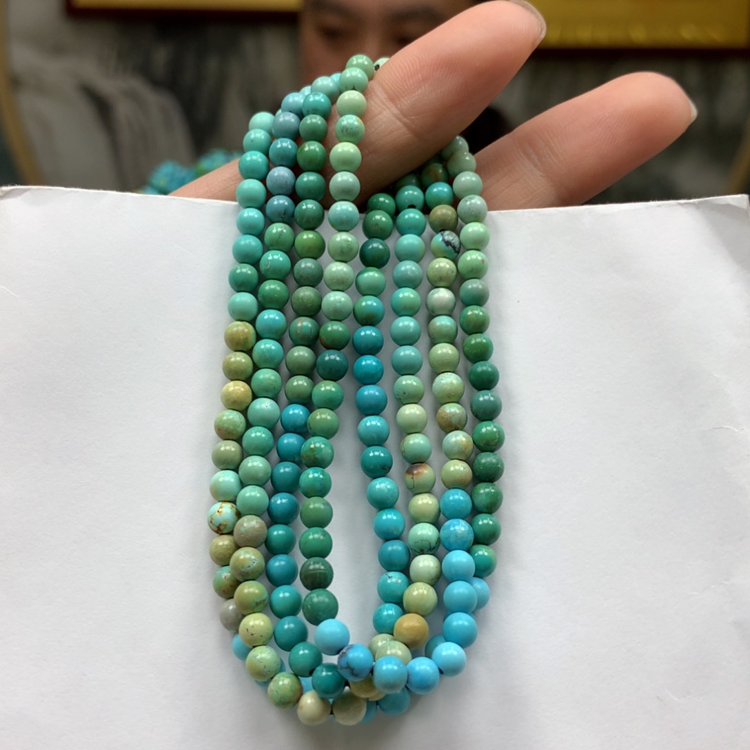 绿松石长链未镶嵌