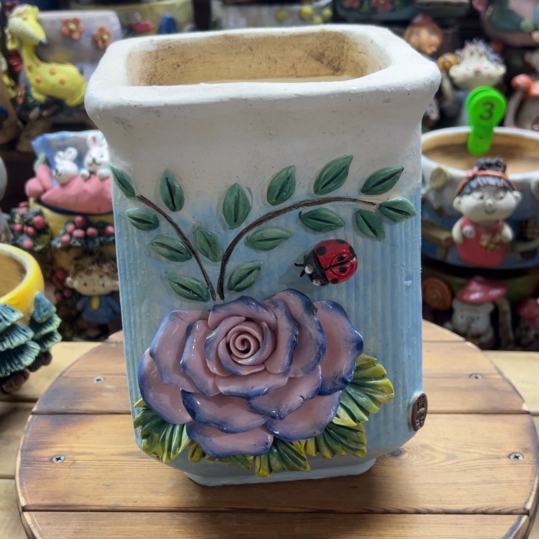 红陶信宇多肉花盆