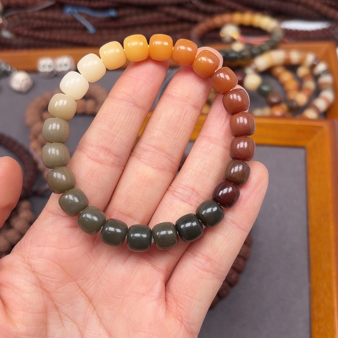 吊坠金刚菩提菩提根彩虹豆