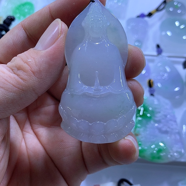 翡翠未镶嵌颈饰天然翡翠A货吊坠