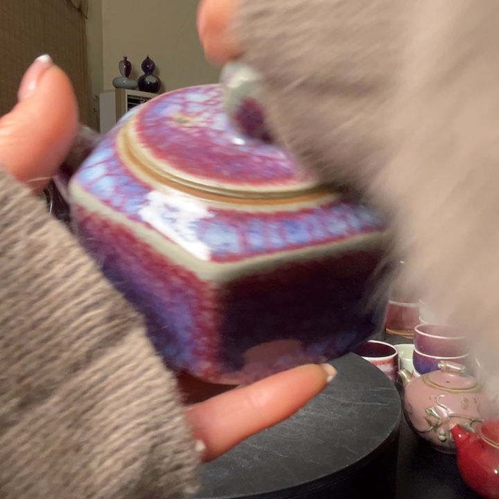 牛家钧窑牛自恒老师钧瓷微瑕