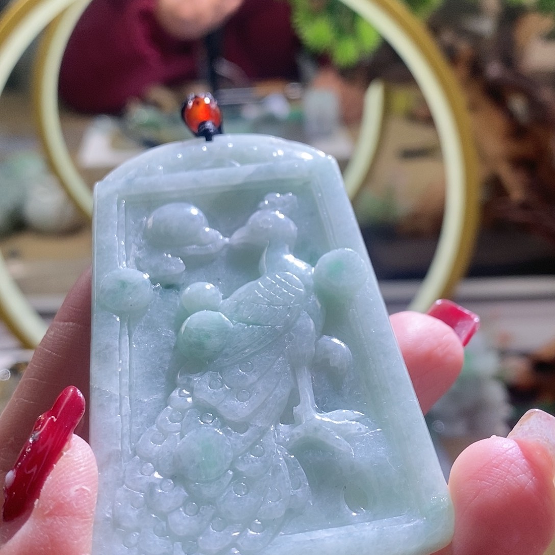 【闪购商品】翡翠颈饰未镶嵌凤凰