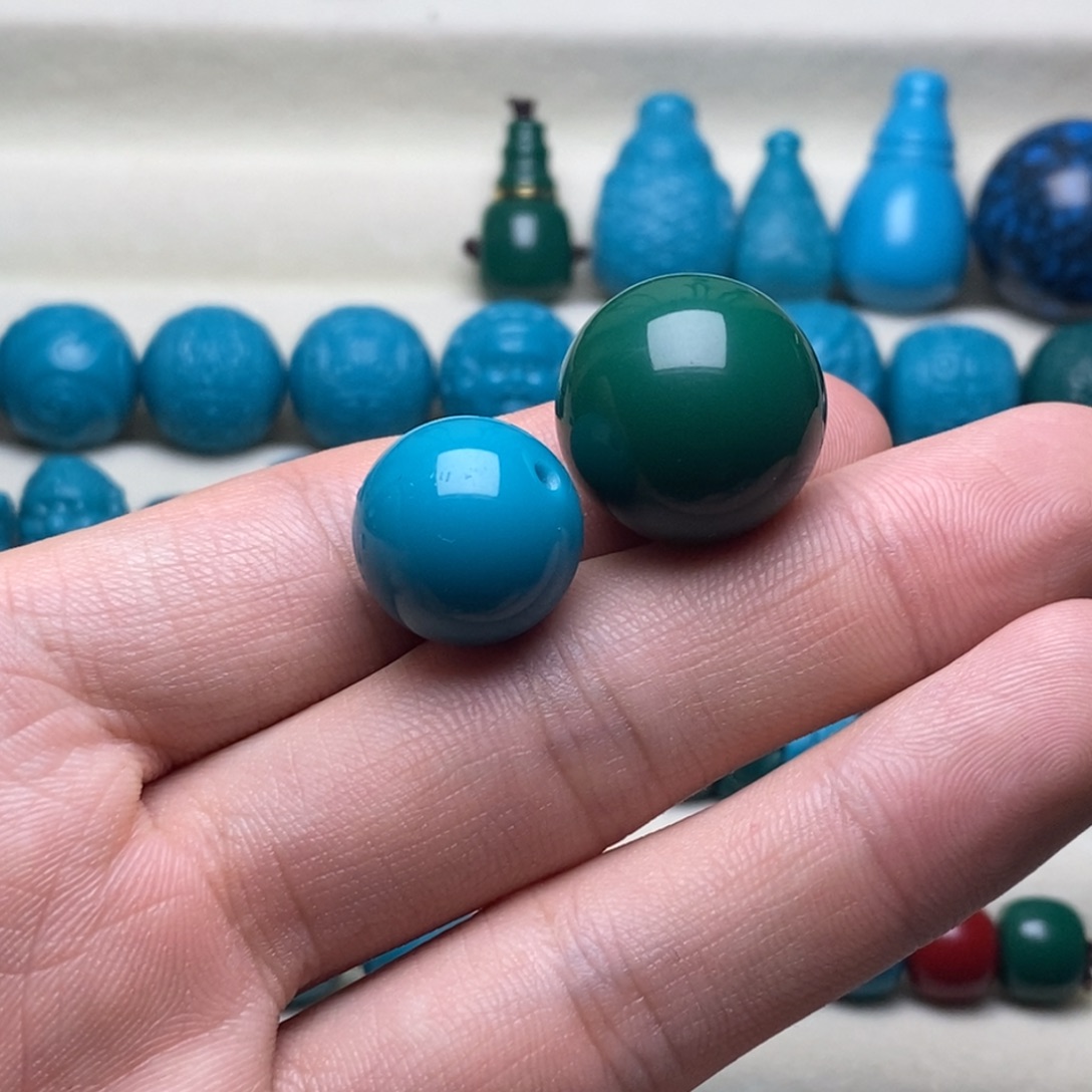 小***药非金属卡18绿圆珠  卡14蓝圆珠