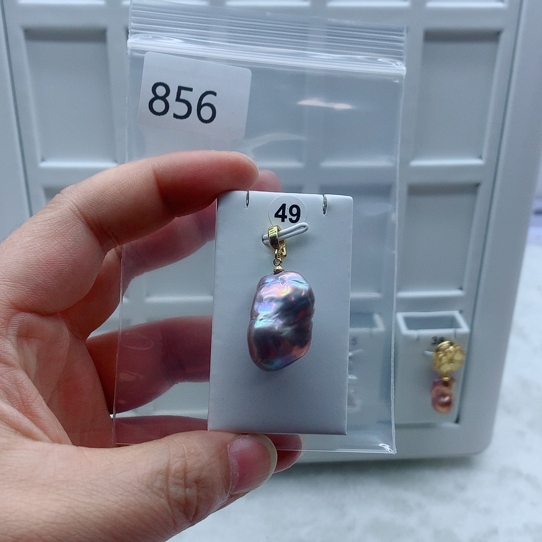 淡水珍珠吊坠(不含链)合金