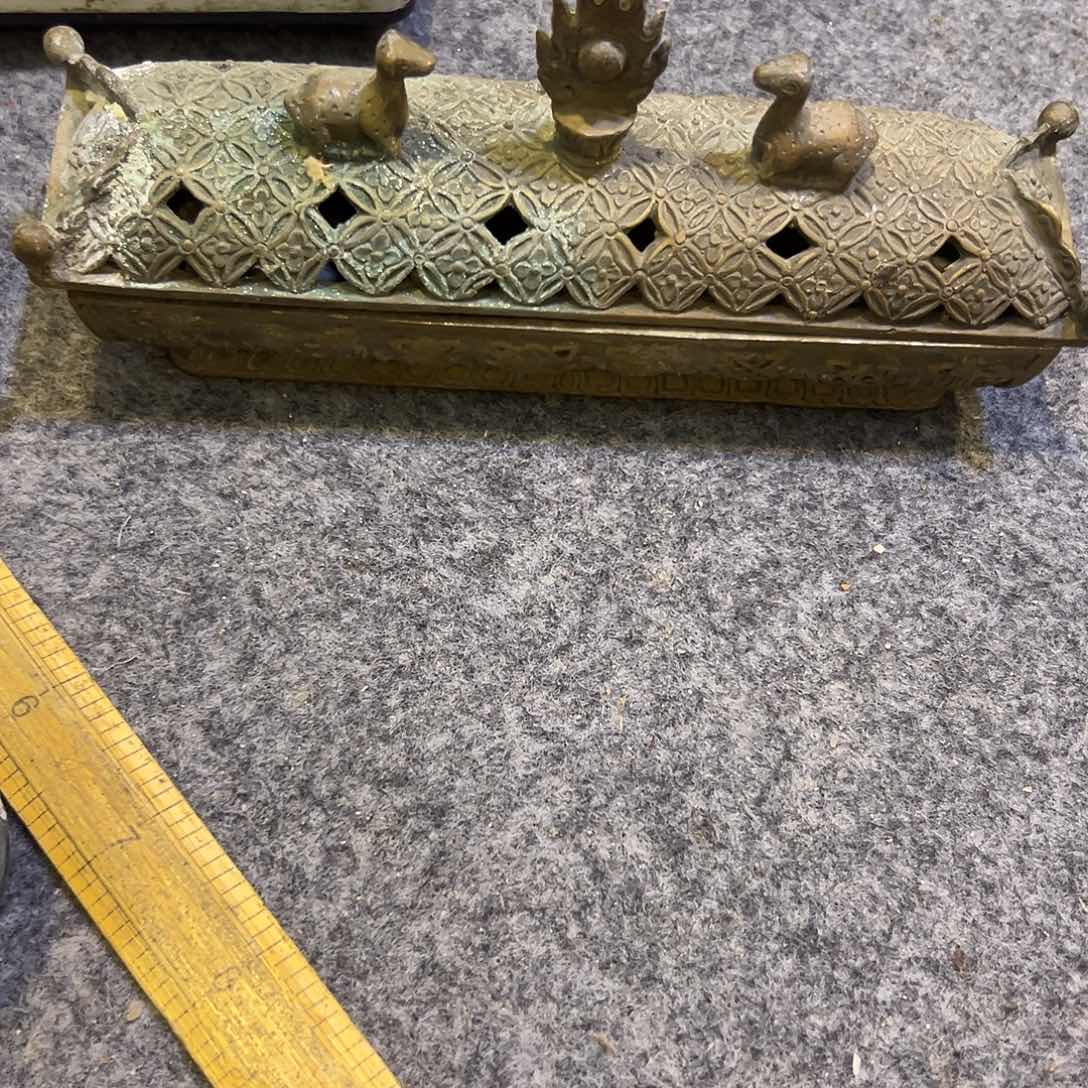 黄铜摆件工艺品月***静黄铜摆件，文房摆件