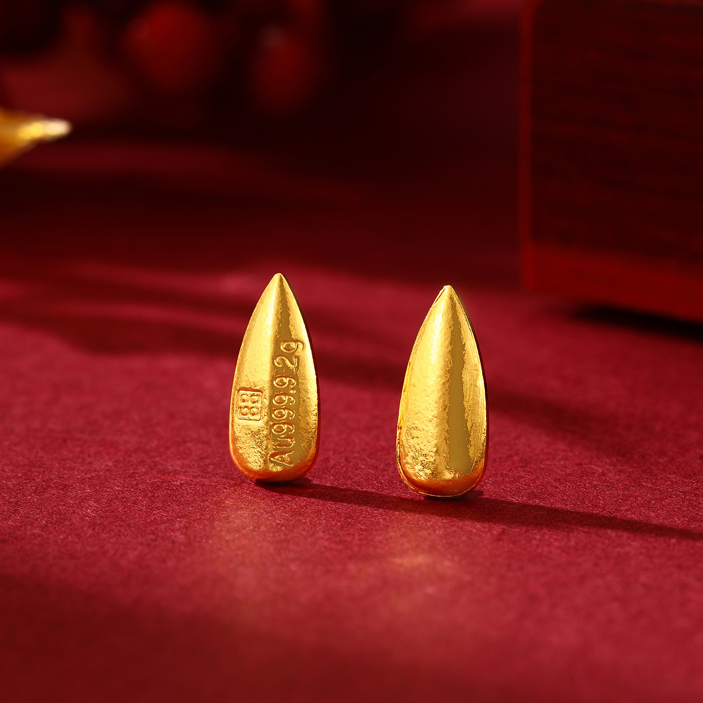 实时金珠宝足金Au999.9金瓜子2g豆豆实心投资多样性拍1发1个