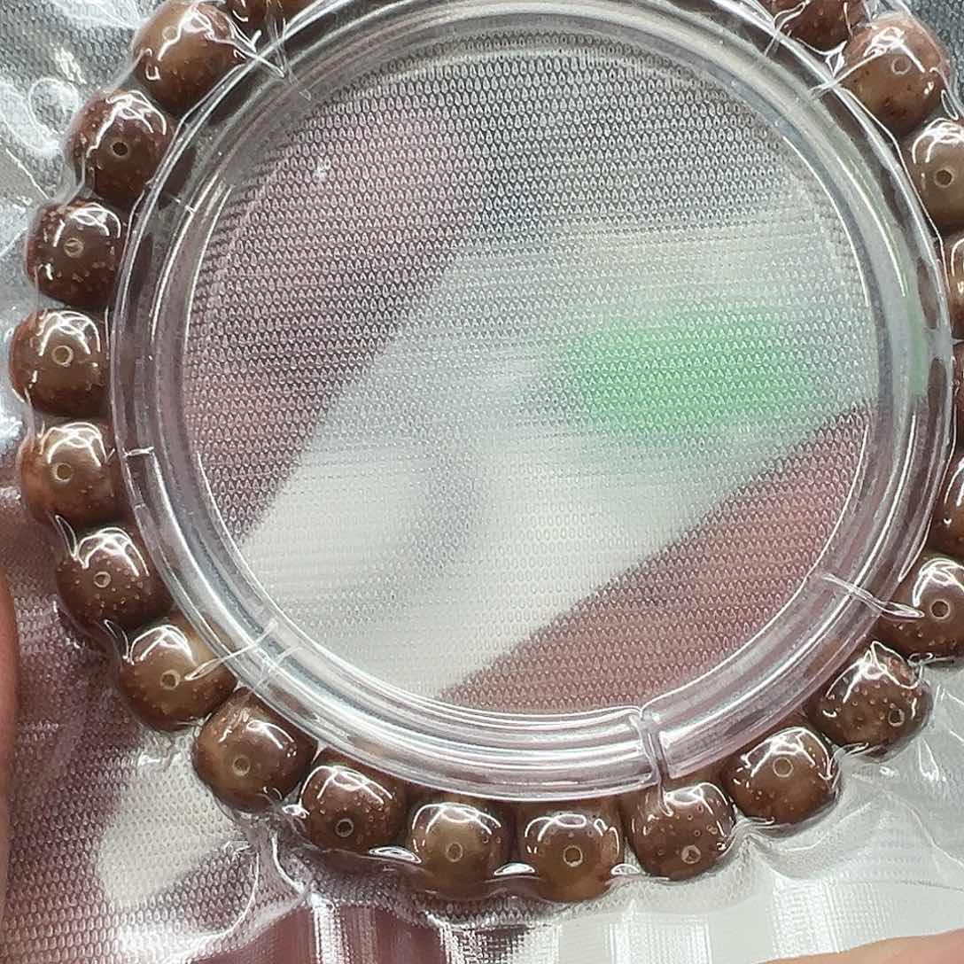 星月菩提手串154殿堂粉冰星月菩提单圈0.9