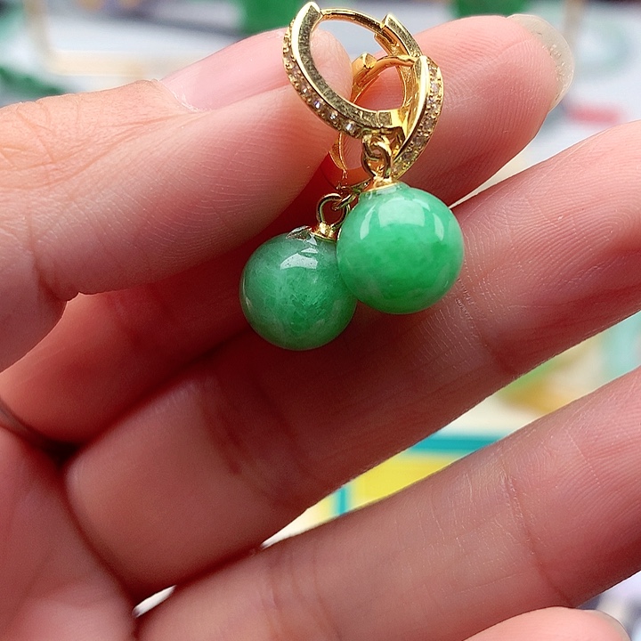 翡翠颈饰银S925镶嵌翡翠