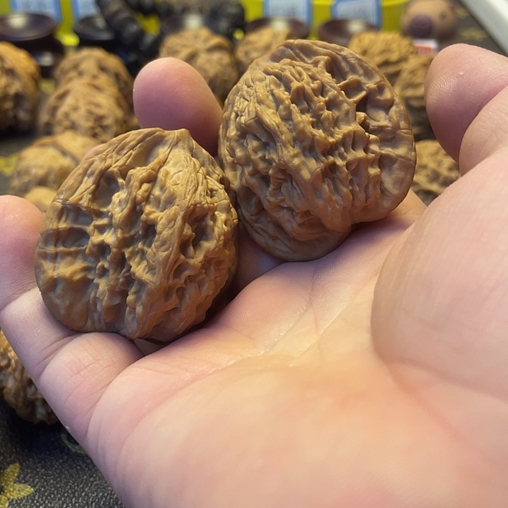 话***费文玩核桃吊坠虎头