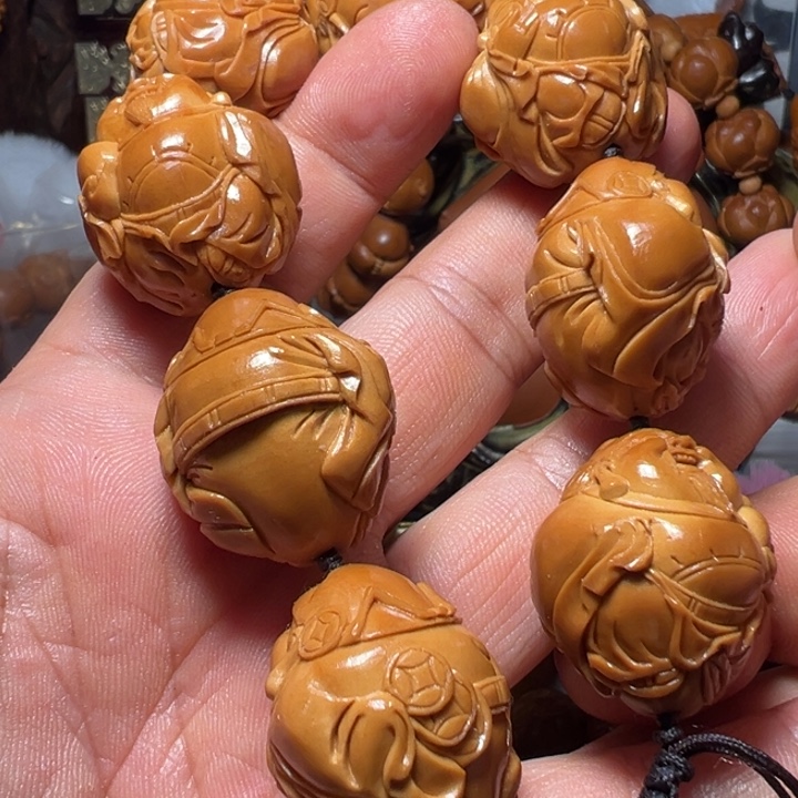 海***！橄榄核手串/手链2.5大财神
