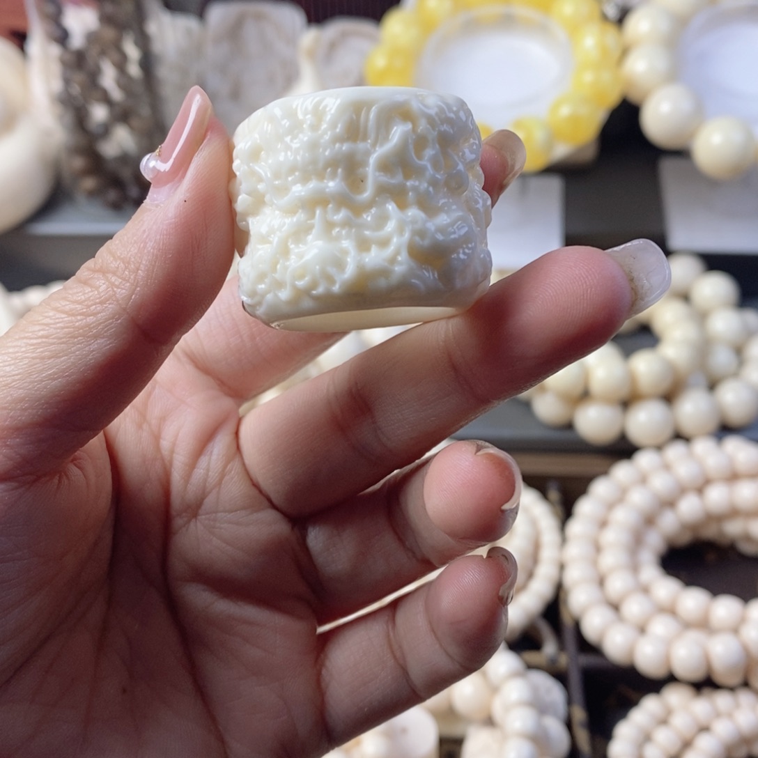 流***斩花岗石非金属精品装饰扳指