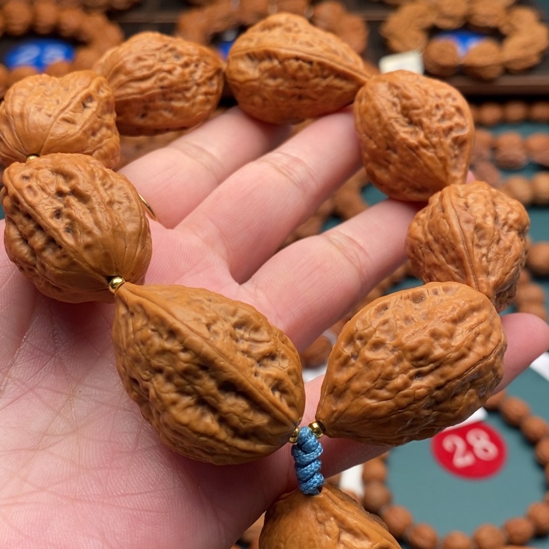 文玩核桃手串26尺寸蛙