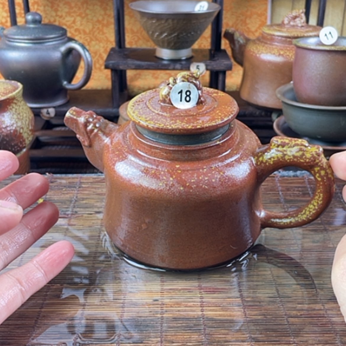 【闪购商品】笋****竹柴烧茶壶300毫升左右微瑕福利