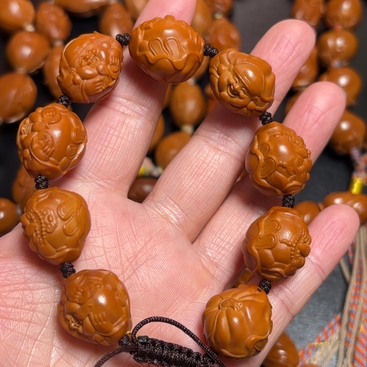 橄榄核手串/手链荷叶横财