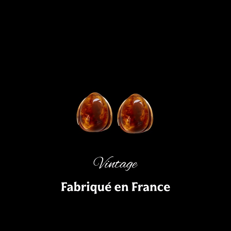 【大地色谱】复古宫廷风耳饰e704