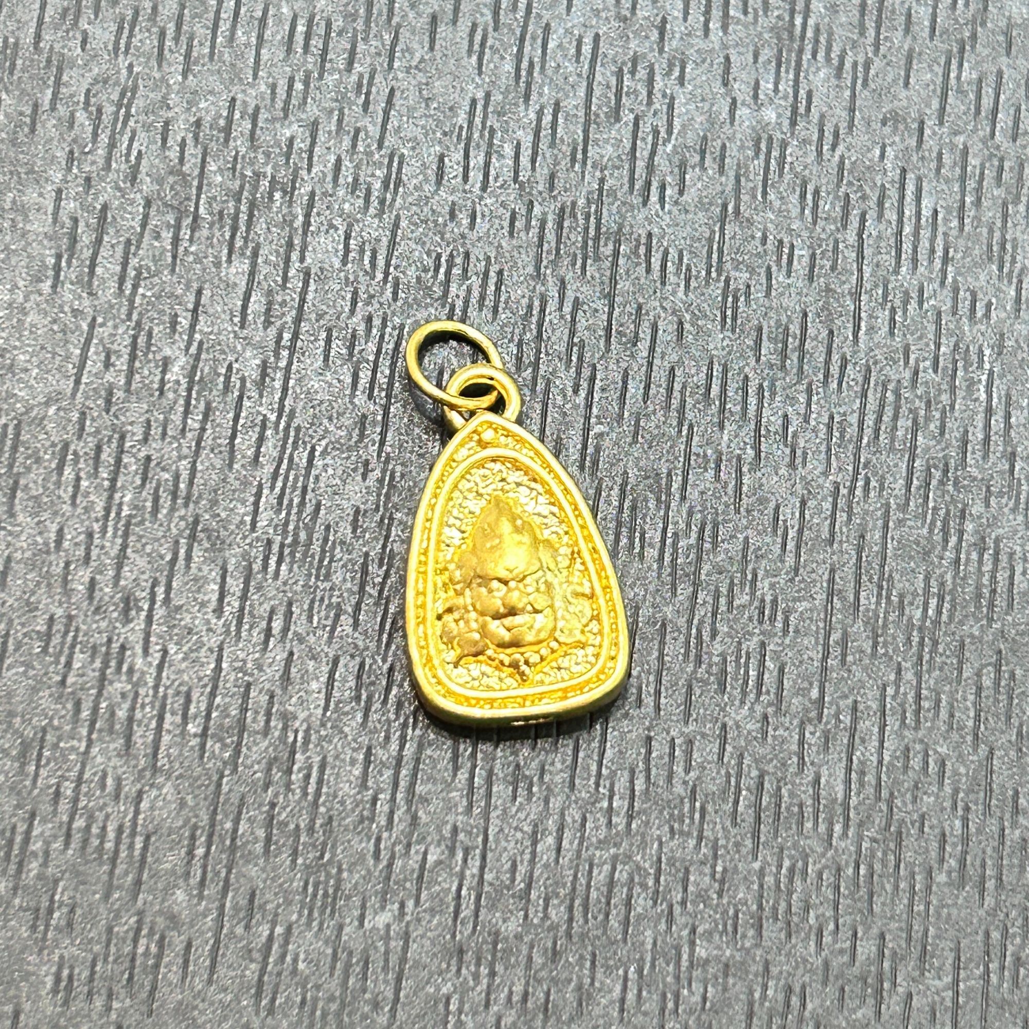 【销冠专享】足金999投资金攒黄金黄财神配件PJ968克重多退少补