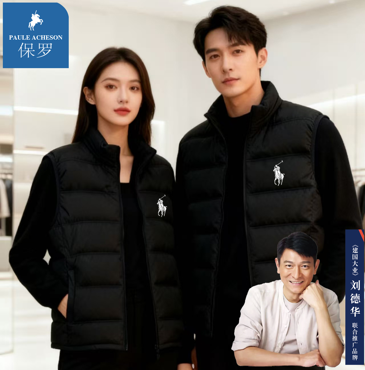 品牌秋冬立领棉马甲男女同款百搭保暖外套69552